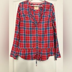 Hollister Plaid Button Down Shirt